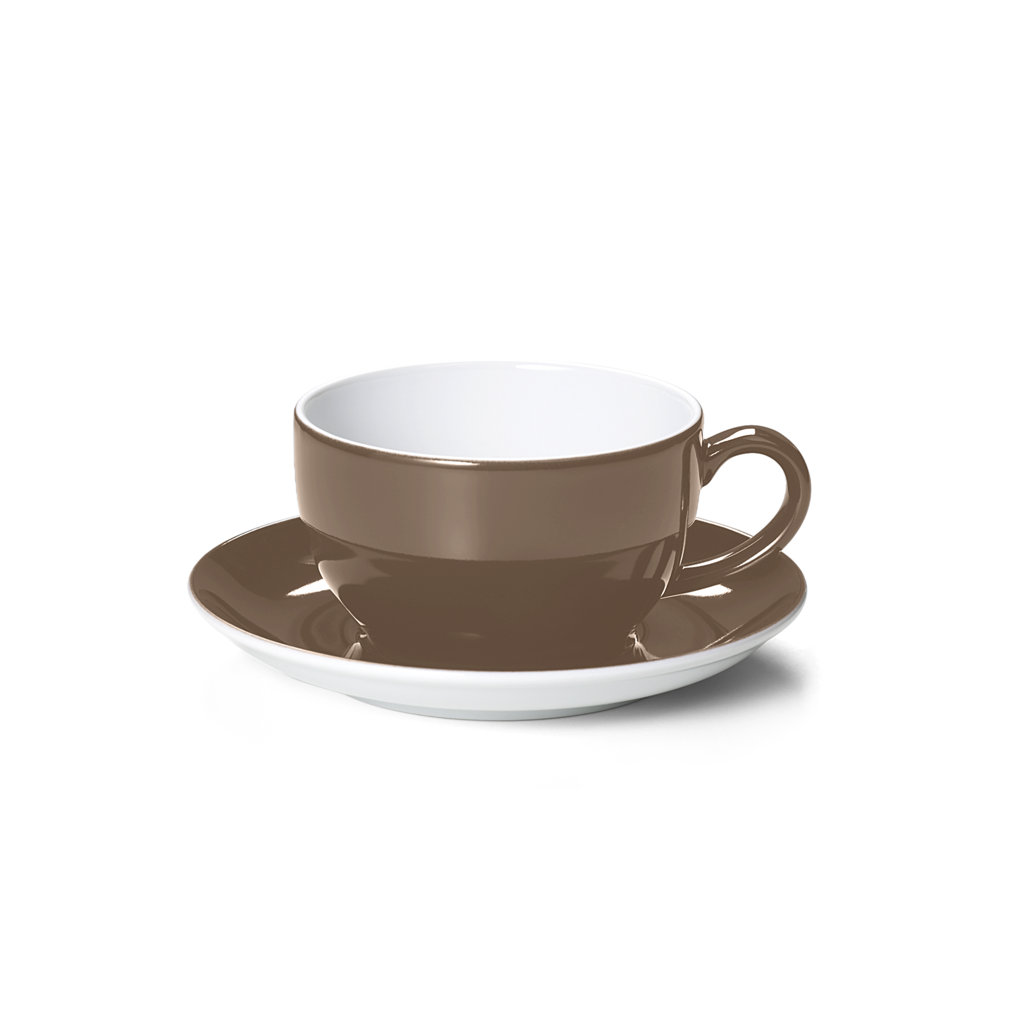 Cappuccino cup Solid Color Chocolate